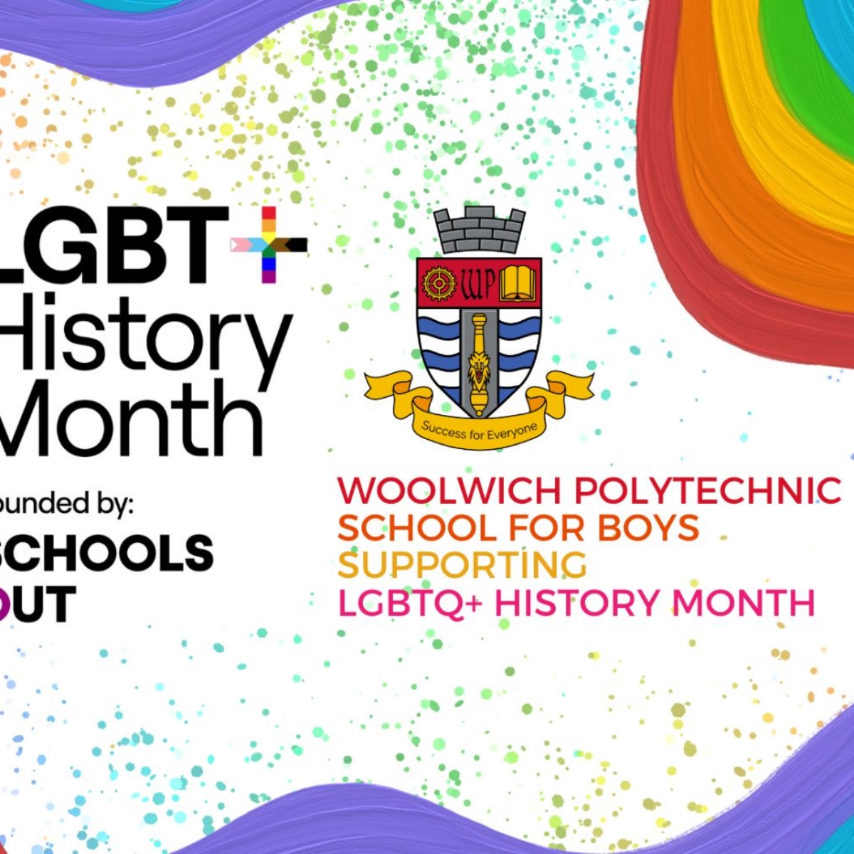 Woolwich Polytechnic School For Boys Supporting Lgbt History Month 2023 6855